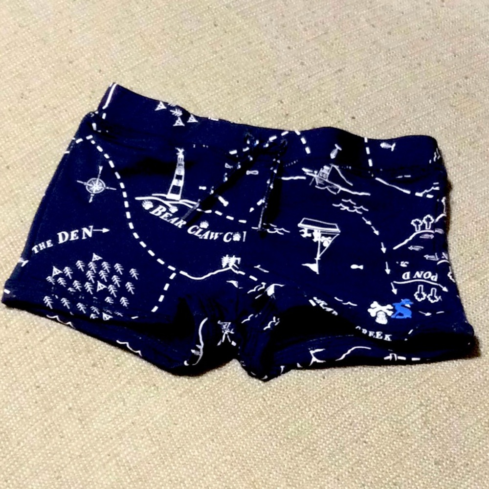 Joules 4Y boys treasure map swim trunk